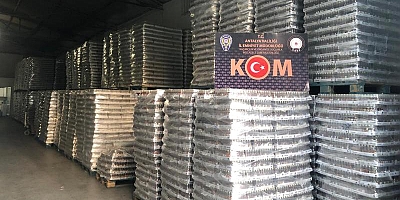 Antalya'da Dev Operasyon: 3.5 Milyon kaçak içki şişesi ele geçirildi