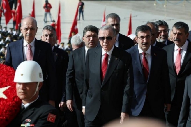 Zafer Bayramı'nın 102. yıldönümü! Devlet erkanı Anıtkabir'de